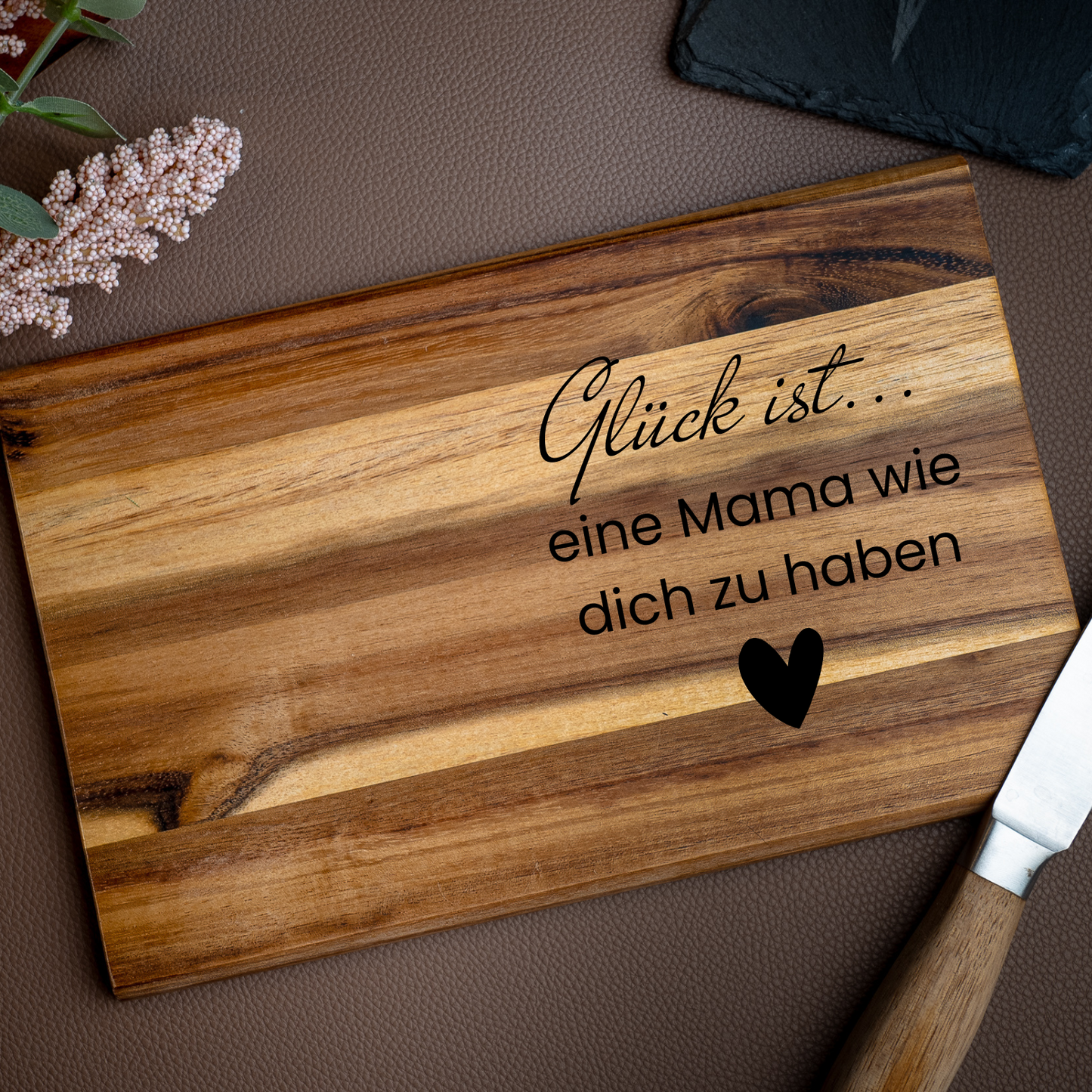 Schneidebrett - Glück eine Mama wie dich zu haben