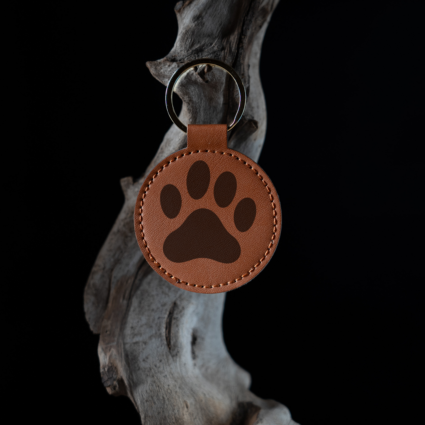 Schlüsselanhänger Leder - Pfote